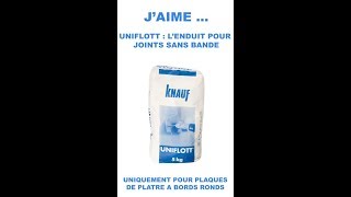 Uniflott  réalisez vos joints sans bande [upl. by Zacek]