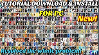 TUTORIAL DOWNLOAD amp INSTALL Bleach VS Naruto MUGEN for PC [upl. by Jojo608]