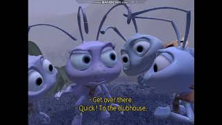 A Bugs Life 1998 The Grasshoppers Arrive  To the Clubhouse Scene Sound Effects Version [upl. by Shaylah]