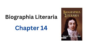 Biographia Literaria Chapter 14  ST Coleridge [upl. by Alys452]