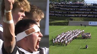 Entire school turns out to perform Haka in New Zealand schoolboy match  Sky Sport NZ  RugbyPass [upl. by Bouzoun]