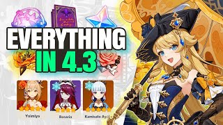 EVERYTHING Im EXPECTING In Genshin 43 LIVESTREAM  Compilation [upl. by Peednus]