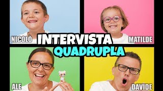 INTERVISTA QUADRUPLA Famiglia GBR  Speciale 400000 iscritti [upl. by Enrobyalc539]