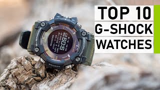 Top 10 Best Casio G Shock Watches for Men  Mudmaster vs Rangeman [upl. by Ossy464]