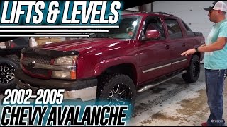 Lifts amp Levels Chevy Avalanche 20012006 Leveling Kit [upl. by Ahsaet274]