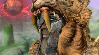 Skyrim SE Builds  Hircines Champion  Savage Hunter Modded Build [upl. by Animrelliug569]