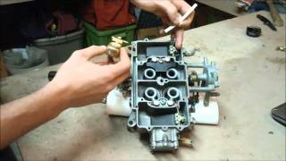 Autolite 4100 Full Carb Rebuild Step by Step PART 3 [upl. by Einnaffit]