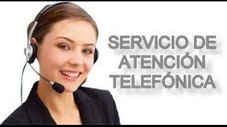 atención telefónica  servicio al cliente CURSOS FACILITOS OFICIAL [upl. by Kcirdneh]