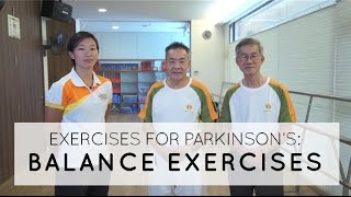 Exercises for Parkinsons Balance Exercises [upl. by Iliram]