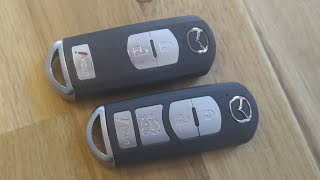 Mazda Key Fob Remote Battery Replacement  DIY [upl. by Nilra663]