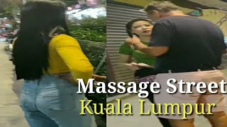 AWESOME SPA MassageMassage Street in Kuala Lumpur Malaysia [upl. by Ynehteb600]