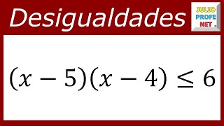 DESIGUALDADES CUADRÁTICAS  Ejercicio 3 [upl. by Annahsed]