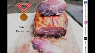 Como hacer Jamon Crudo Seco Casero How to make Homemade Dry Raw HamProsciutto Secco Fatto in Casa [upl. by Scuram]