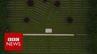 Drone reveals Somme battlefields 100 years on  BBC News [upl. by Nnylaehs]