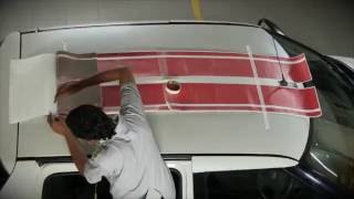 How to apply Racing Stripes on Cars  3M 1080 Wrap Series Film [upl. by Pacifa]