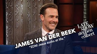 James Van Der Beek Explains Diplo To Stephen [upl. by Truk407]