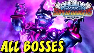 Skylanders SuperChargers  ALL BOSSES [upl. by Aniela]