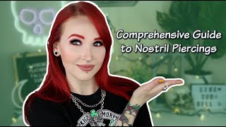 Comprehensive Guide to Nostril Piercings [upl. by Aynat397]