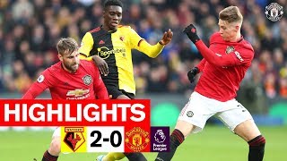 Highlights  Watford 20 Manchester United  Premier League 201920 [upl. by Aurelia]