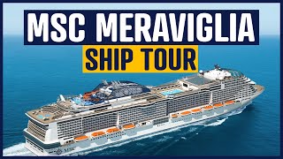 MSC Meraviglia Cruise Ship Tour and review [upl. by Adihaj100]