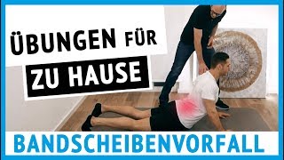 Bandscheibenvorfall 3 Übungen LWS für zu Hause [upl. by Ddahc]