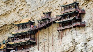 Chinas Hanging Monastery  4K [upl. by Adis473]