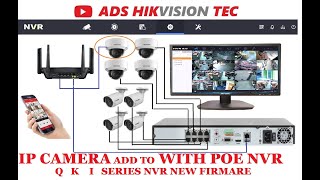 Hikvision NVR with POE setup for beginners HDD installation  Face Detection Line crossing [upl. by Shultz]