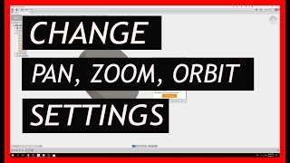 Fusion 360  Pan Zoom Orbit Rotate Settings [upl. by Nomor]