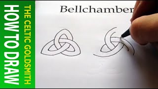 How to Draw Celtic Patterns 165  Freehand TriquetraTriskele Triskelion 1 of 1 [upl. by Assilrac]