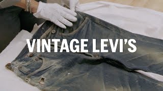 How to see vintage Levis 501s  FASHION AS DESIGN [upl. by Sadira]