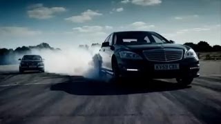 BMW 760Li vs Mercedes S63 AMG  Top Gear  BBC [upl. by Skrap]