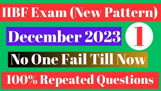 IIBF Exam Question Paper in English 2023 NovemberDecember  Must Read Before Exam [upl. by Notlrac886]