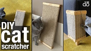 DIY cat scratcher  3 different cat scratching post models [upl. by Snook]