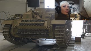 Driving the restored StuG III at Drivetankscom in Texas [upl. by Eeryt]