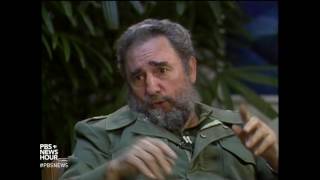 In 1985 interview Castro spoke of fearing US invasion [upl. by Blodget]