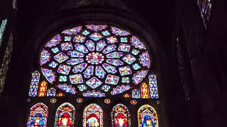 Inside Chartres Cathedral in France  Cathédrale NotreDame de Chartres [upl. by Serra]