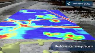 GPR scan visualization with vGIS [upl. by Ketty]