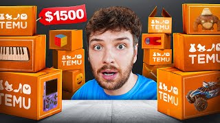 I Opened 1500 Worth of Scam Temu Products [upl. by Llenrev]