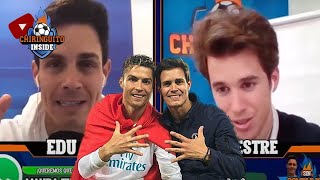 😮 CRISTIANO y EDU AGUIRRE ¿Cómo se hicieron AMIGOS  Sin Complejos  Chiringuito Inside [upl. by Ranique]