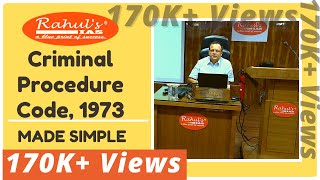 CRIMINAL PROCEDURE CODE 1973 MADE SIMPLE  APPROACH TO BEGIN CRPC BY RAHUL SIR  Rahuls IAS [upl. by Eram]