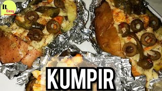 Kumpir recipe  baked potato turkish style  how to make kumpir  make it eazy  2021 [upl. by Orly]