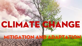 MITIGATION AND ADAPTATION IN CLIMATE CHANGE [upl. by Hibbs]