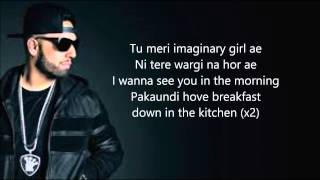 IMRAN KHAN  IMAGINARY LYRICS [upl. by Noirda]