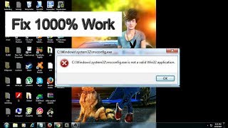 How to Fix Exe Not a Valid Win32 Application Error In All Windows tutorial [upl. by Atinuhs]