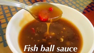 Fish ball sauce  Kikiam sauce  How to make sauce [upl. by Woodsum703]