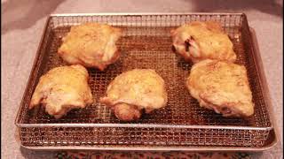 Air Fryer Chicken Thighs  Easiest Method [upl. by Dnaletak]