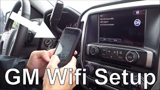 2016 GM Cars Wifi Hotspot Setup [upl. by Lytle559]