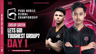 EN 2023 PMGC League  Group Green Day 1  PUBG MOBILE Global Championship [upl. by Goldwin]