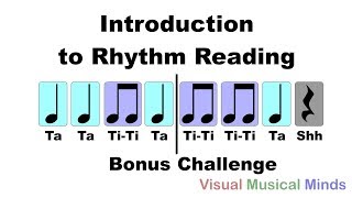 Introduction to Rhythm Reading Bonus Reading Bonus Challenge [upl. by Hazeghi]