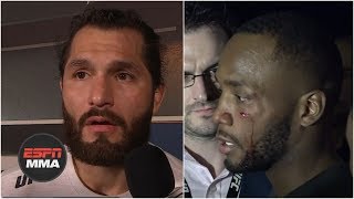 Jorge Masvidal Leon Edwards involved in backstage fight  ESPN MMA [upl. by Aitra]